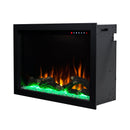 Camino Elettrico da Incasso 61,3x89,6x30,4 cm Effetto Fiamma 1500W Nepal 34 Nero