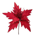 Set 12 Pick Stella Natale H35 cm Burghundy