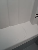 Armadio in Resina Antiurto Terry Wave 2A 70X44X181Cm 2 Ante 5 Ripiani da Esterno Seconda Scelta