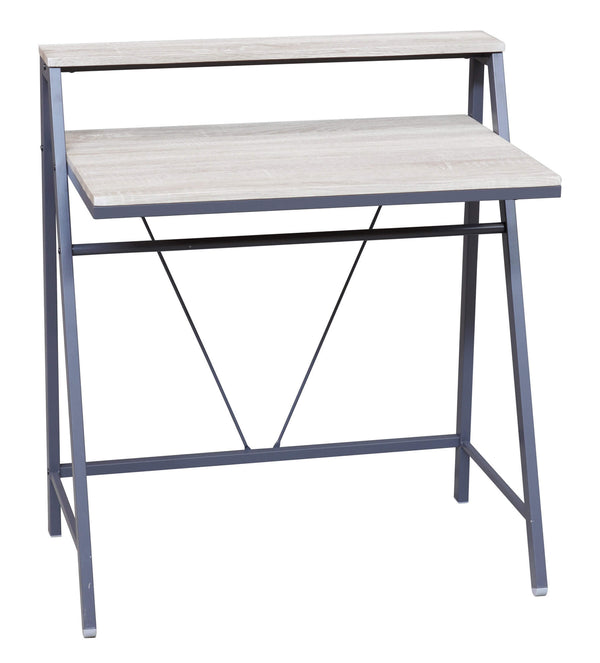 Scrivania 80x60x75 cm in Metallo e Truciolare Motti Newark Grigio prezzo