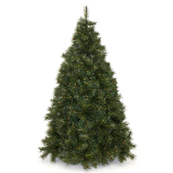 Albero di Natale Artificiale Alaska Verde Ignifugo 2096 Rami Altezza 240Cm sconto