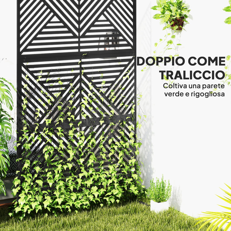 DIVCHI Cesto Appendere Da Giardino In Metallo Nero 30,5 Cm - Supporto A Muro Intrecciato, Resistente Alla Ruggine, Per Fioriere, Lanterne, Mangiatoie