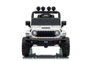 Macchina Elettrica per Bambini 101x59x65 cm Licenza Jeep Rubicon Small Bianco