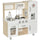 Cucina Giocattolo per Bambini 74x30x81 cm in Legno Bianca