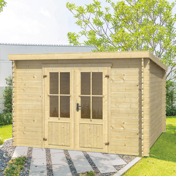 prezzo Casetta Box da Giardino Porta Utensili 310x310 cm in Legno Alina