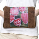 Borsa Acqua Calda Elettrica Scaldamani Ricaricabile Marrone