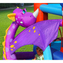 Castello Giostra Gonfiabile Draghetto con Pompa Inclusa Happy Hop