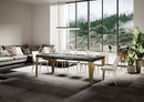 Tavolo Allungabile 160-264x90x77 cm Flame Cemento