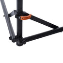Cavalletto Supporto per Bicicletta in Ferro e PP 85x59x100-159 cm 