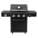 Barbecue a Gas GPL 3 Fuochi 15kW con Fornello Laterale Sochef Grangusto 