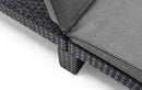 Lettino Prendisole da Giardino 195x65x25,5 cm con Cuscino in Resina Keter Daytona Antracite