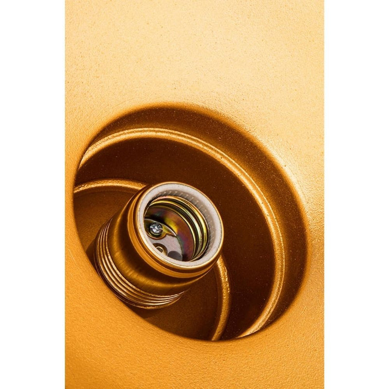 Lampada a sospensione Kumbet  metallo nero interno oro