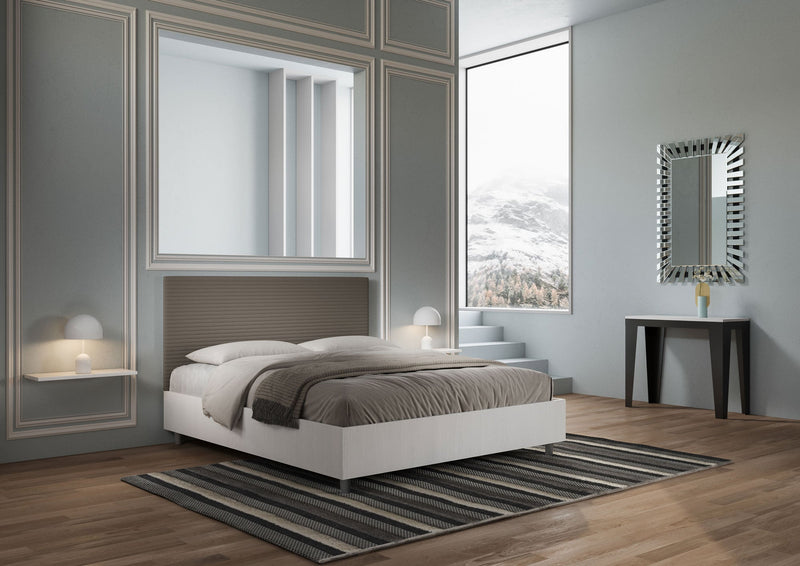 Letto Matrimoniale Level Cappuccino Varie Misure