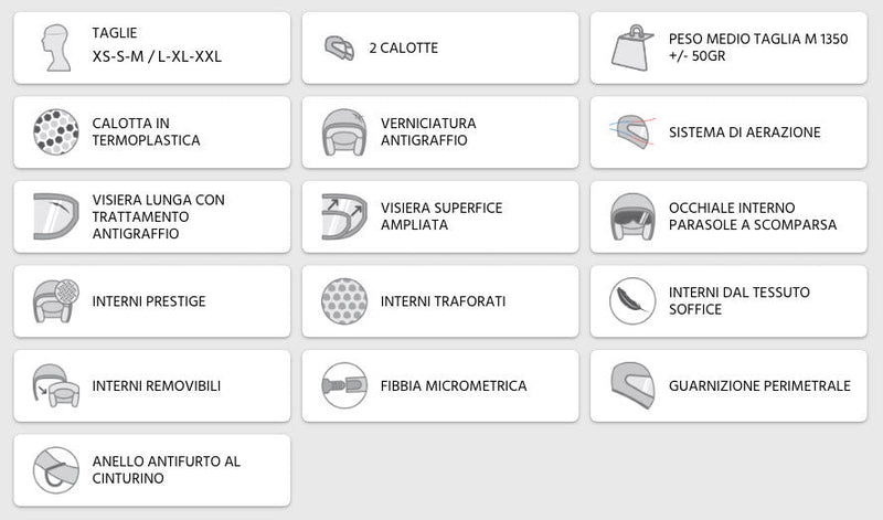 Casco Jet per Scooter Visiera Lunga CGM Apache 130S Azzurro Opaco Varie Misure