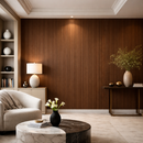 Set 10 Pannelli Decorativi 120x30 cm Rivestimento Murale Effetto Legno in PVC Noce Chiaro     