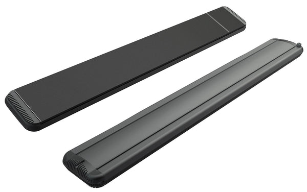 prezzo Stufa Elettrica ad Infrarossi 126x20,1x5,8 cm da Soffitto 1500W in Alluminio Dimmerabile Moel Hot-Top Nera