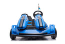 Go-Kart Elettrico per Bambini 2 Posti 24V Blu  