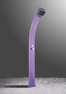 Doccia Solare da Esterno Giardino 25L Miscelatore Arkema Spring Fascia Inox Viola