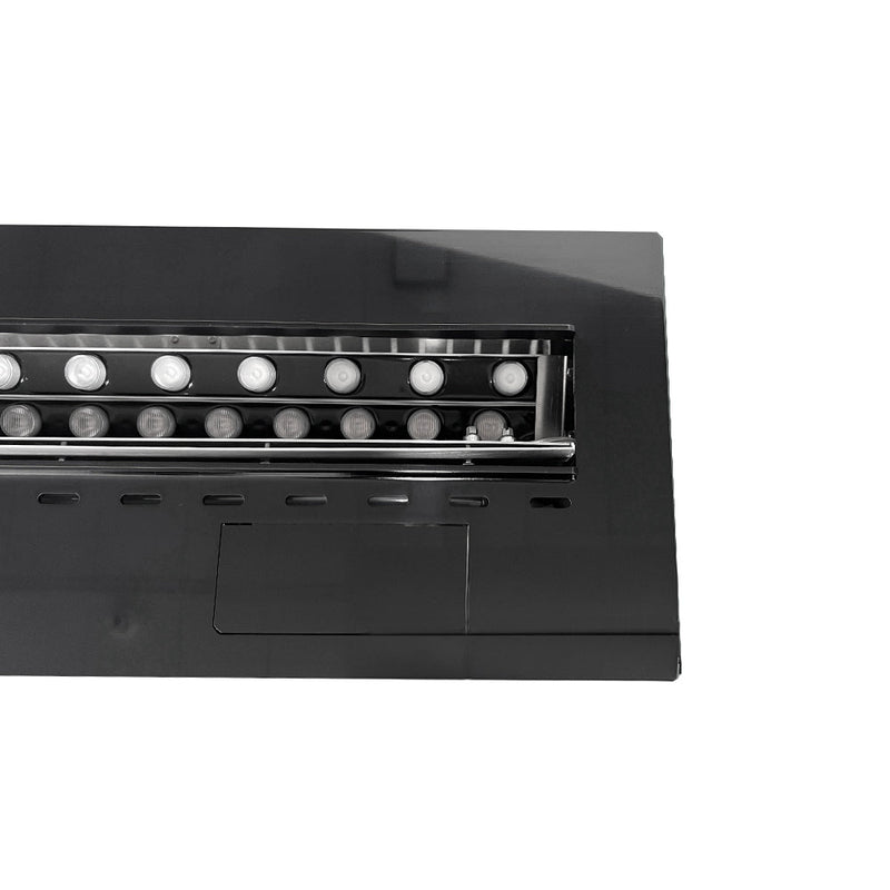 Bruciatore Camino Elettrico a Vapore Acqueo 3D Smart App Inserto Da Incasso 75 Pro-Line      