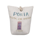 Fermaporta  20x10x20 cm 100% poliestere VdE Tivoli 1996 Le Travisate Bianco