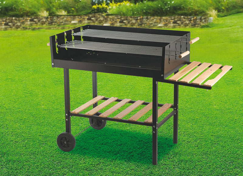 Barbecue a Carbone con 2 Griglie in Acciaio Soriani Sun-Day