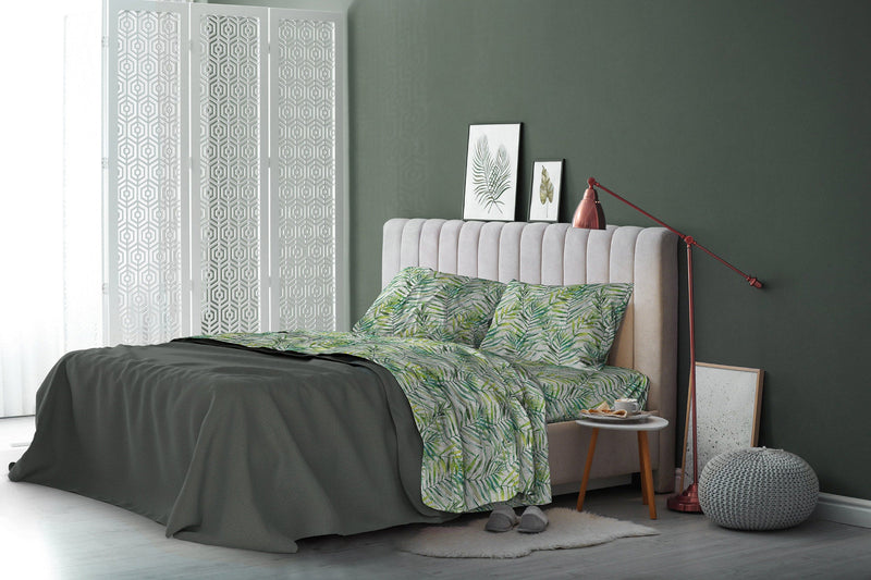 Set Lenzuola Sopra Sotto e Federe in Microfibra Honolulu Varie Misure