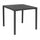 Tavolo Manchester Impilabile 80x80x73h cm in Acciaio Antracite