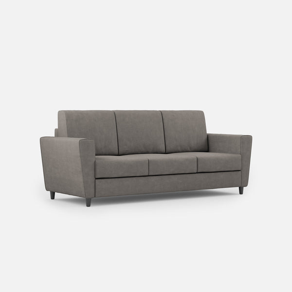 acquista Divano 3 Posti 212x85x85 cm Yasel in Tessuto Grigio