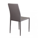 Sedia Cammie 41x50x91 h cm in Similpelle Marrone