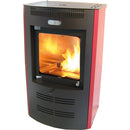 Stufa a Bioetanolo da Interno 3.2kW Ventilata Karlsen TX 325 Rosso
