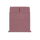 Set Lenzuola Sopra Sotto e 2 Federe Linea Water Washed Rosso Corallo