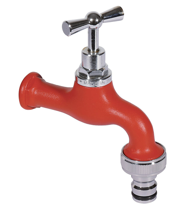 acquista Rubinetto Colorato per Fontana da Giardino in Ottone Belfer RUB/026 Rosso