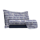 Set Lenzuola con Stampa Sopra Sotto e Federe Jeans Stripes