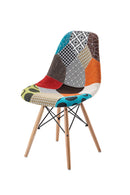 Sedia in Tessuto Patchwork 82x47x52cm TFT Patchy Patchwork