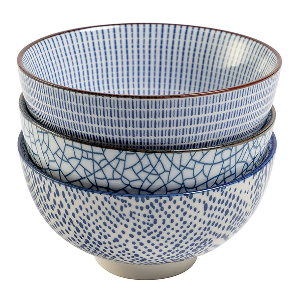 Set 3 Ciotole Ø11,5x6 cm 280 ml in Porcellana VdE Tivoli 1996 Confusion prezzo