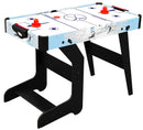 Air Hockey Pieghevole 91,4x50,2x66 cm Bianco