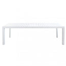 Tavolo Allungabile Houston 160/240x100x74 h cm in Alluminio Bianco