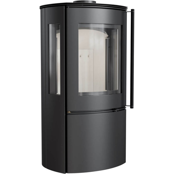 Stufa a Legna 6/11KW in Acciaio Flig Santa Monica Plus Nera sconto