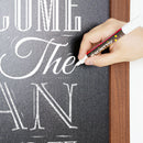 Lavagna con Cornice in Legno 60x115cm in Legno Dark Wood