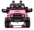 Macchina Elettrica per Bambini 12V Toyota Cruiser Rosa