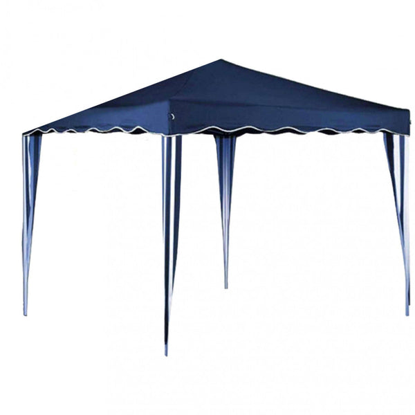 sconto Gazebo Pieghevole 3x3 m in Acciaio Blu