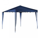 Gazebo Pieghevole 3x3 m in Acciaio Blu