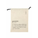 Sacchetto potato/patata 40x30 cm in Cotone VdE Tivoli 1996 Beige