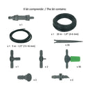 Set Microirrigazione Verdemax Fino a 30 Vasi Sistema Automatizzato in PP POM e PE      