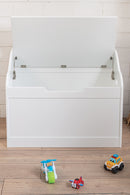 Cassapanca Baule Rettangolare 80x50x60 cm in MDF Fumer Gaia Bianca