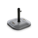 Base per Ombrellone Ø38 a Ø52 40x40x8 cm in Cemento 25 Kg Taddei