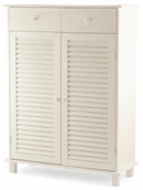 Mobile Bagno 2 Ante 2 Cassetti in Legno Soriani Bianco