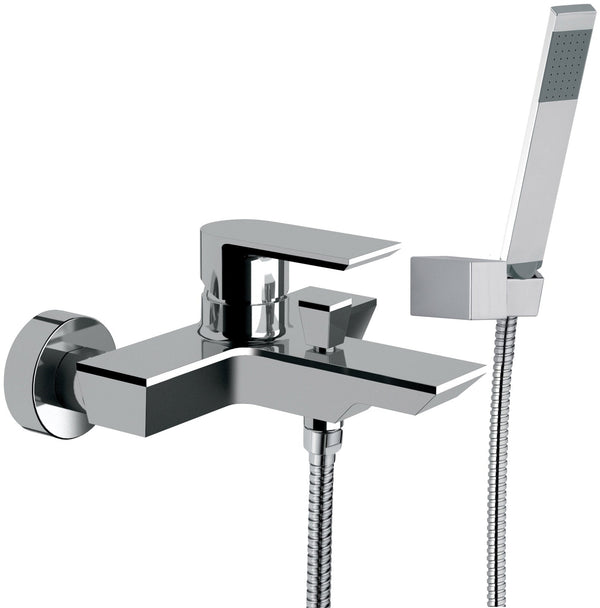 online Kit Doccino e Miscelatore Monocomando per Vasca in Ottone Mariani Avenue Cromato