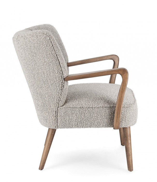 Poltrona Soggiorno 66,5x73,5x81 cm Moritz in Bouclè