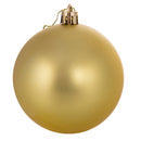 Set 12 Palle di Natale Ø8 cm in Plastica Oro